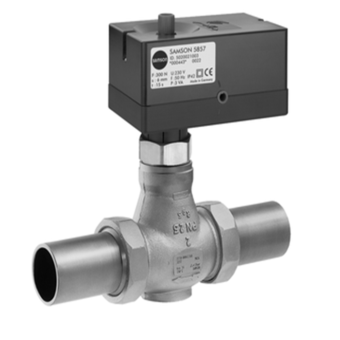3222 - electric - DIN - Globe valve